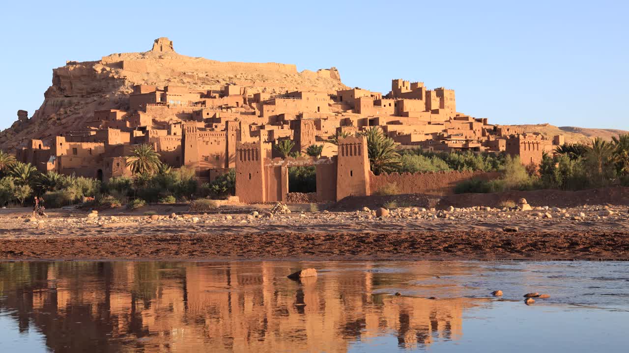 Ait-Ben-Haddou,摩洛哥。视频下载