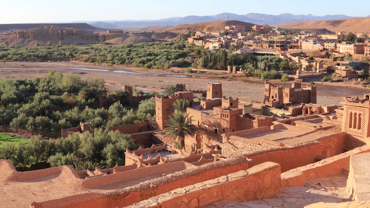 Ait-Ben-Haddou,摩洛哥。视频下载