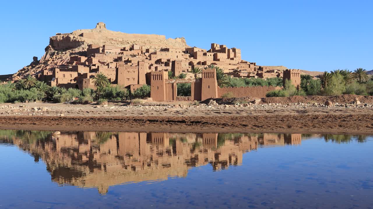 Ait-Ben-Haddou,摩洛哥。视频下载