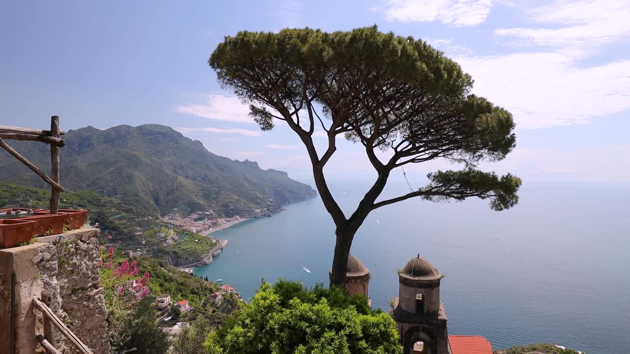 Ravello,意大利。视频下载