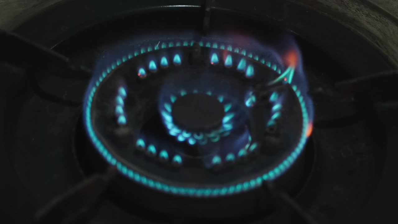 天然气能源。视频下载