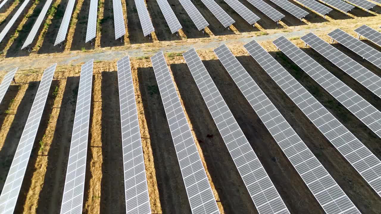 太阳能电池板视频素材