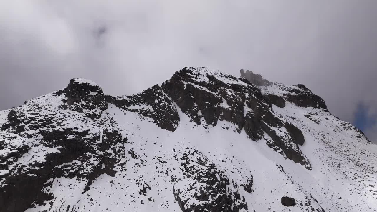 卡里韦拉索火山，厄瓜多尔安第斯山脉的一座著名山峰视频素材