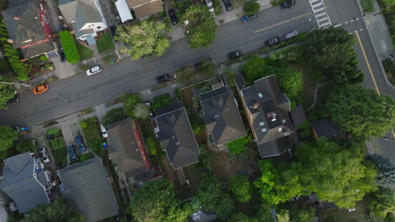 波特兰住宅鸟瞰图视频下载