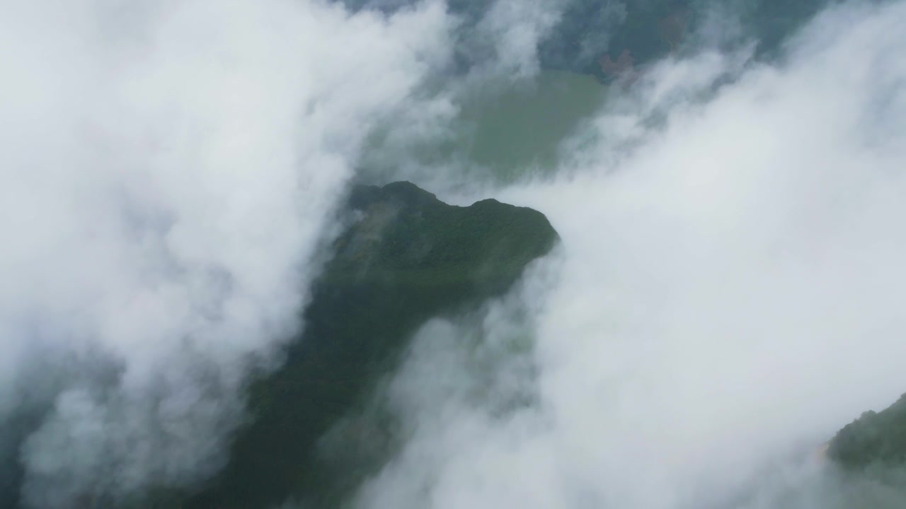 奉节白帝城云海美景视频素材画面2