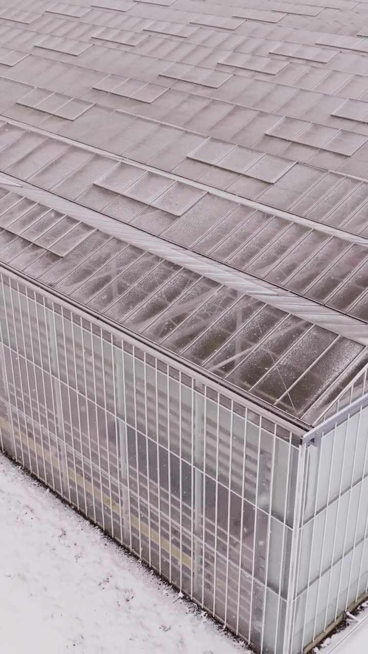 玻璃屋顶温室设施视频素材画面1