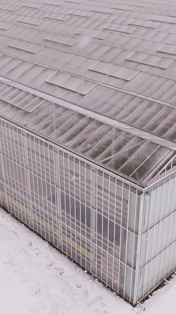玻璃屋顶温室设施视频素材画面2