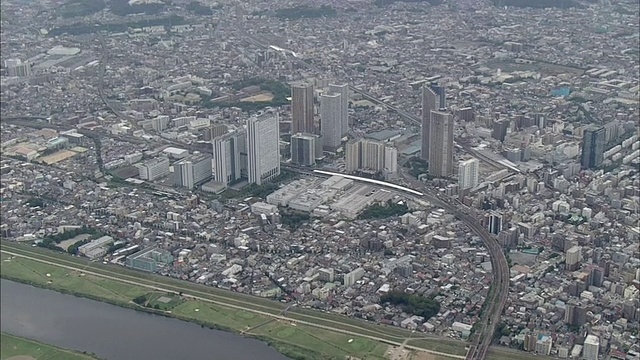 东京郊区武藏-小杉站区视频素材