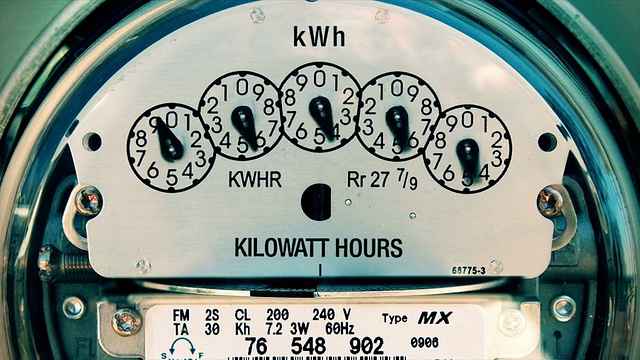 电表(延时)电气视频素材