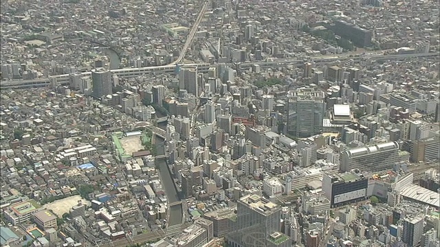 东京航空启休卡玛塔车站区域视频素材