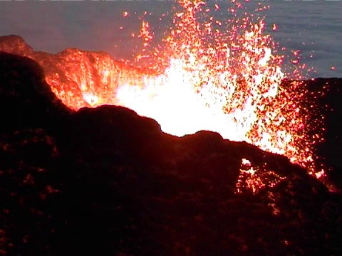 火山喷发1视频素材