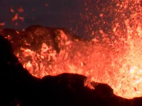 火山喷发2视频素材