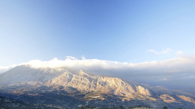 克里特岛山视频素材