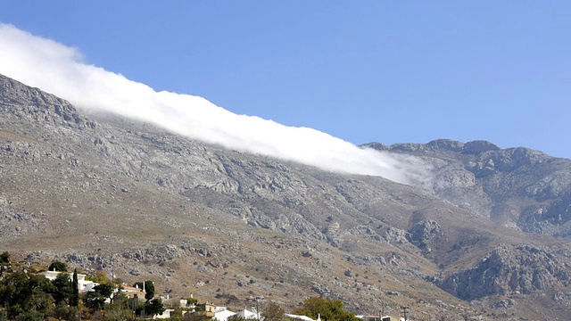 克里特岛山视频素材