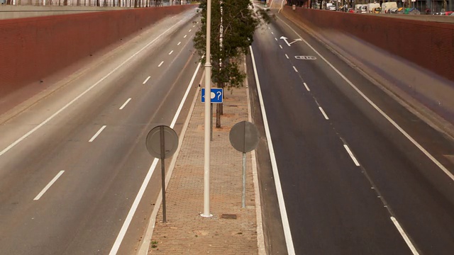 巴塞罗那的道路视频素材