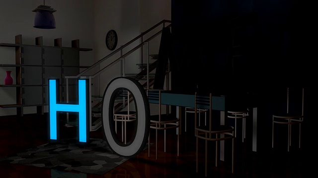 Home Logo剪辑(HD)视频素材画面3