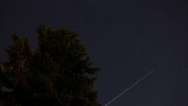 时间流逝，夜晚的星星视频下载