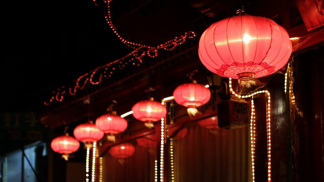 中国的灯笼视频素材画面1