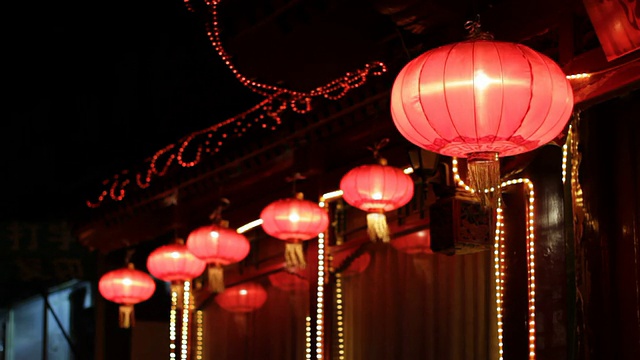 中国的灯笼视频素材画面3