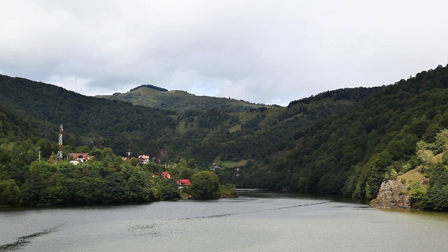 山、湖、度假胜地视频素材