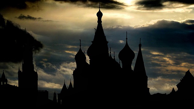 莫斯科的圣巴西尔大教堂视频下载