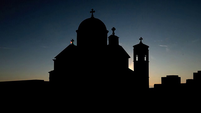 黑山波德戈里察大教堂日出视频下载