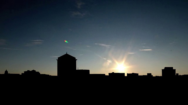 阿拉巴马蒙哥马利全景星空日出视频素材