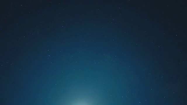 星星在夜空中移动视频素材