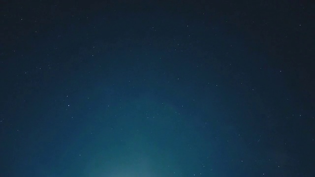 星星在夜空中移动视频素材