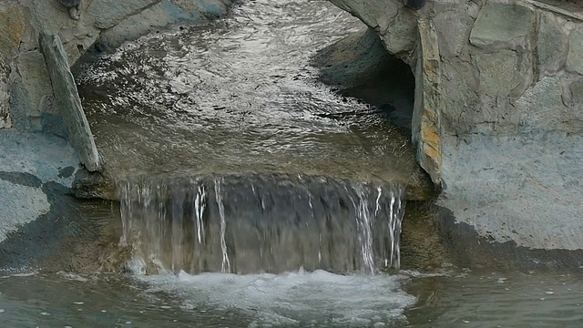 喷泉流视频素材