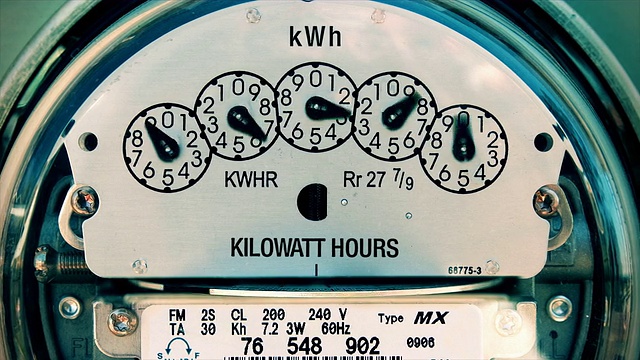 电表(延时4K)电气视频素材
