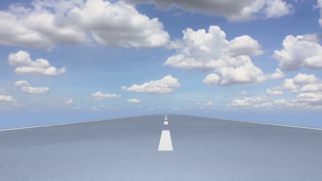 路Cloudscape 01视频素材画面1