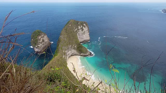 梦想巴厘岛Manta点潜水地点在努沙佩尼达岛视频素材