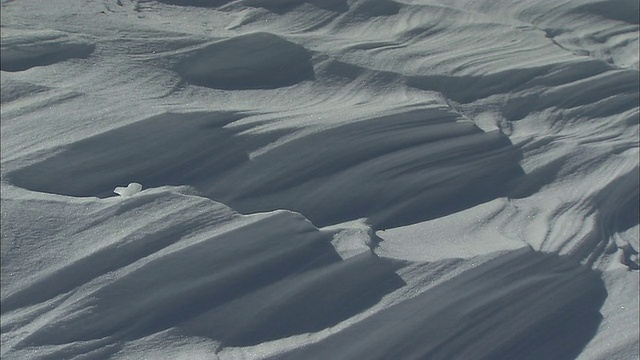 北海道大雪山火山群的冬季视频素材