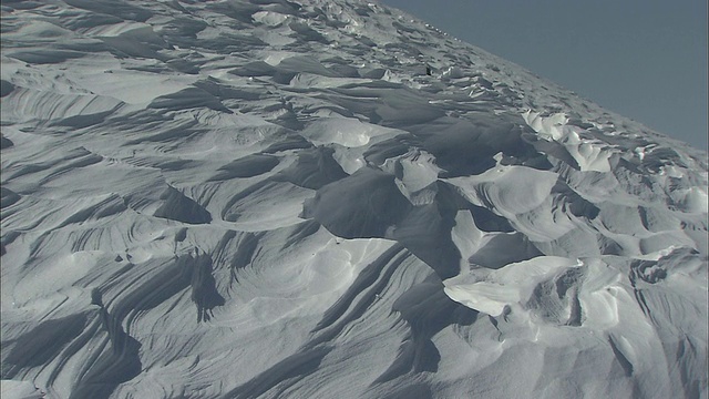 北海道大濑山火山群的冬季视频素材