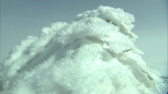 北海道大雪山火山群的冬季视频素材