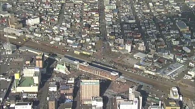 航拍，日本北海道钏路市视频素材