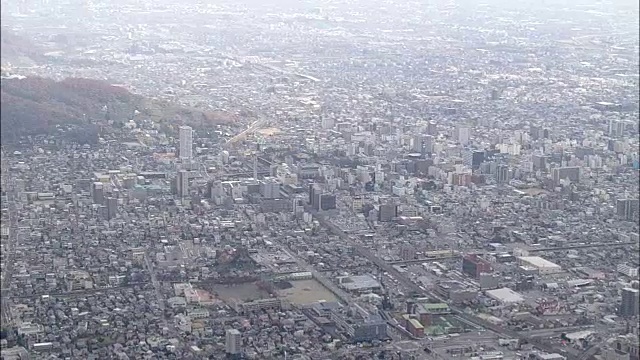 航空，山梨县口夫市视频素材