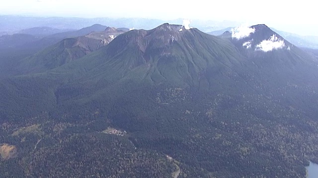 空中，米干山，北海道，日本视频素材