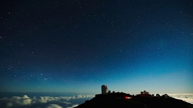 恒星时间流逝，银河系视频素材