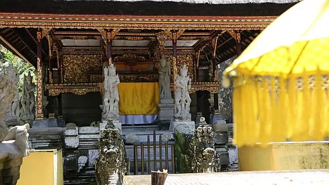 Kawi山，巴厘岛寺庙，Ubud，印度尼西亚视频素材