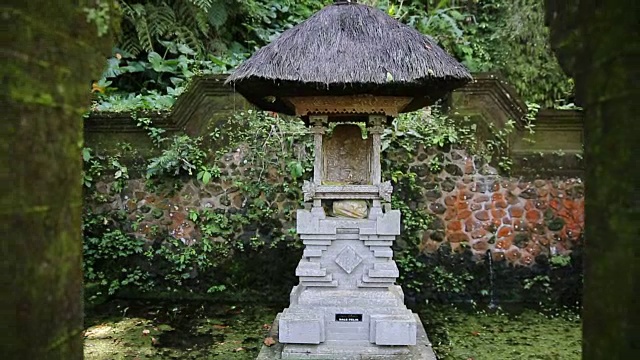 Kawi山，巴厘岛寺庙，Ubud，印度尼西亚视频素材