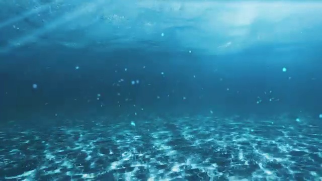 水下的场景。看看我的其他海景和水下动画视频素材画面3