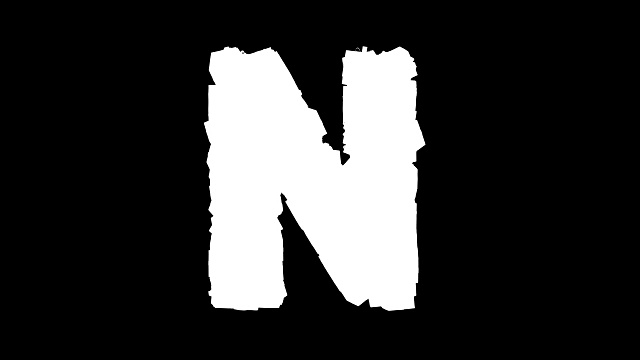 礼物盒字体。字母K, L, M, N, o视频素材画面3