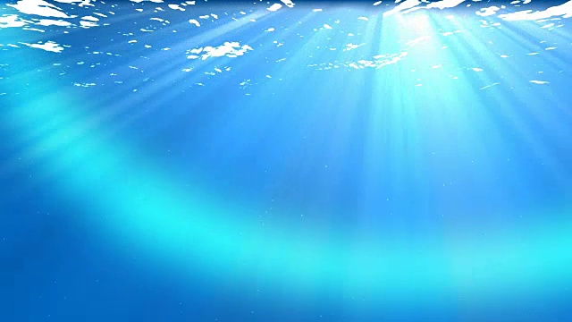 水下的场景。夏天旅游的背景。看看我的其他水下和海景动画视频素材画面2