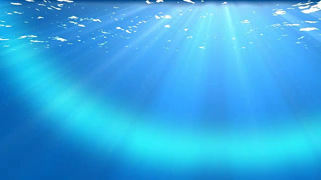 水下的场景。夏天旅游的背景。看看我的其他水下和海景动画视频素材画面4