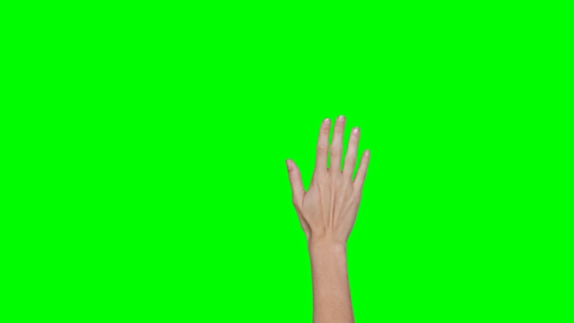 手假装触摸一个看不见的显示器视频素材画面3