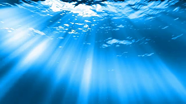 水下sceen。看看我的其他水下和海景动画视频素材画面1