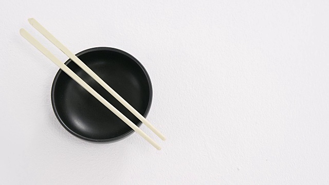 筷子和碗视频素材画面1
