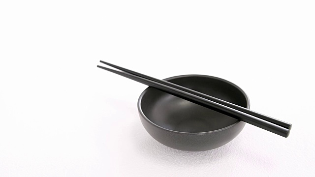 筷子和碗视频素材画面4